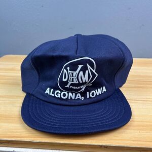 Baseball Cap Blue Algona, Iowa Graphic Logo Classic Casual Snapback Park Avenue